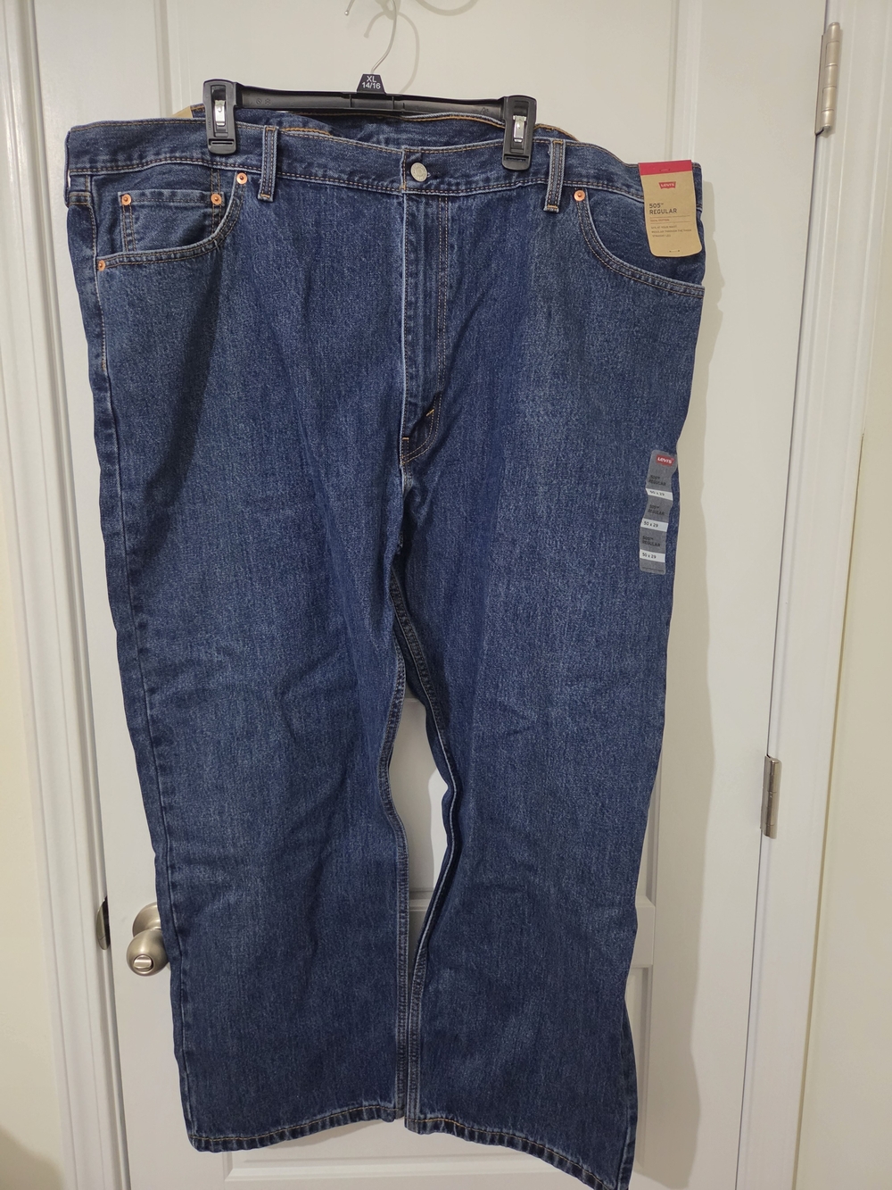Men's Levi's 505 Regular Jeans Size 50x29 NWT